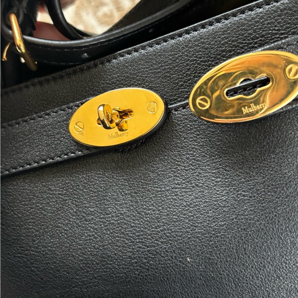 Mulberry Black Islington Leather Tote - Picture 12 of 13